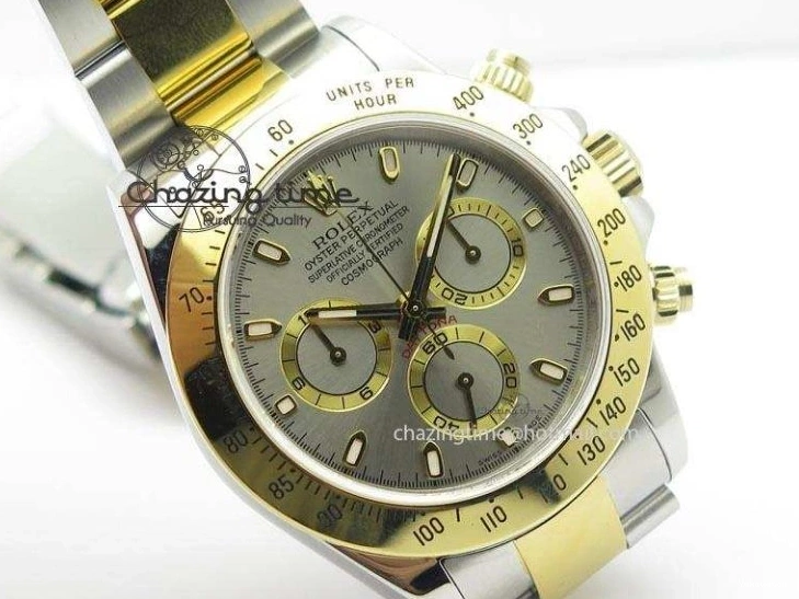 JF SS 116523 Gray On Best Bracelet A7750 YG Edition SS YG Dial Daytona 0312